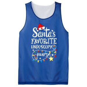 Merry Christmas Nurse Crew Santas Favorite Endoscopy Nurse Gift Mesh Reversible Basketball Jersey Tank