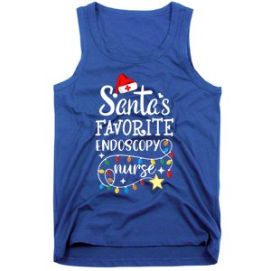 Merry Christmas Nurse Crew Santas Favorite Endoscopy Nurse Gift Tank Top