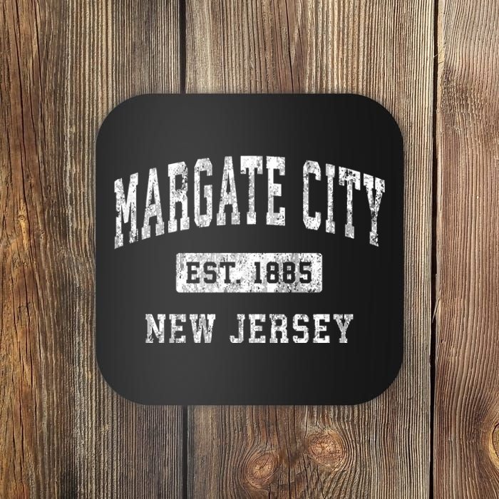 Margate City New Jersey Nj Vintage Established Sports Coaster