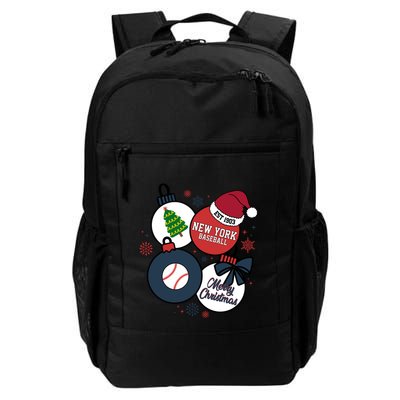 Merry Christmas New York Baseball Est 1903 Backpack