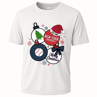 Merry Christmas New York Baseball Est 1903 Performance Shirt