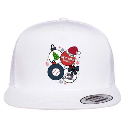 Merry Christmas New York Baseball Est 1903 Flatbill Hat