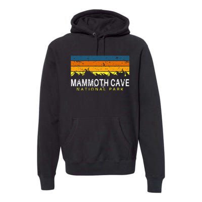 Mammoth Cave National Park Vintage Souvenir Kentucky Premium Hoodie