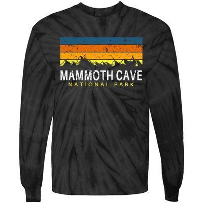 Mammoth Cave National Park Vintage Souvenir Kentucky Tie-Dye Long Sleeve Shirt