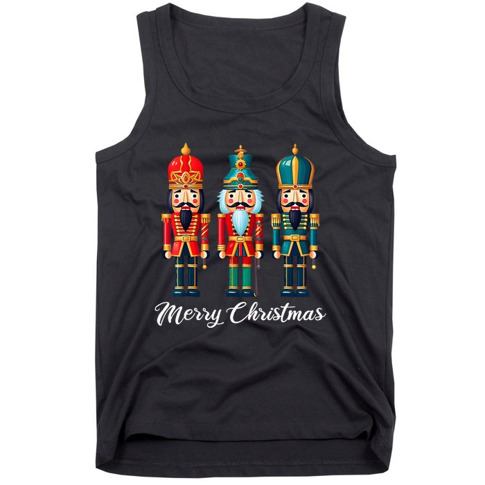 Merry Christmas Nutcracker Ballet Festive Xmas  Tank Top