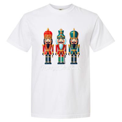 Merry Christmas Nutcracker Ballet Festive Xmas  Garment-Dyed Heavyweight T-Shirt