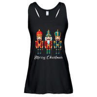 Merry Christmas Nutcracker Ballet Festive Xmas Ladies Essential Flowy Tank