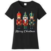 Merry Christmas Nutcracker Ballet Festive Xmas Women's T-Shirt