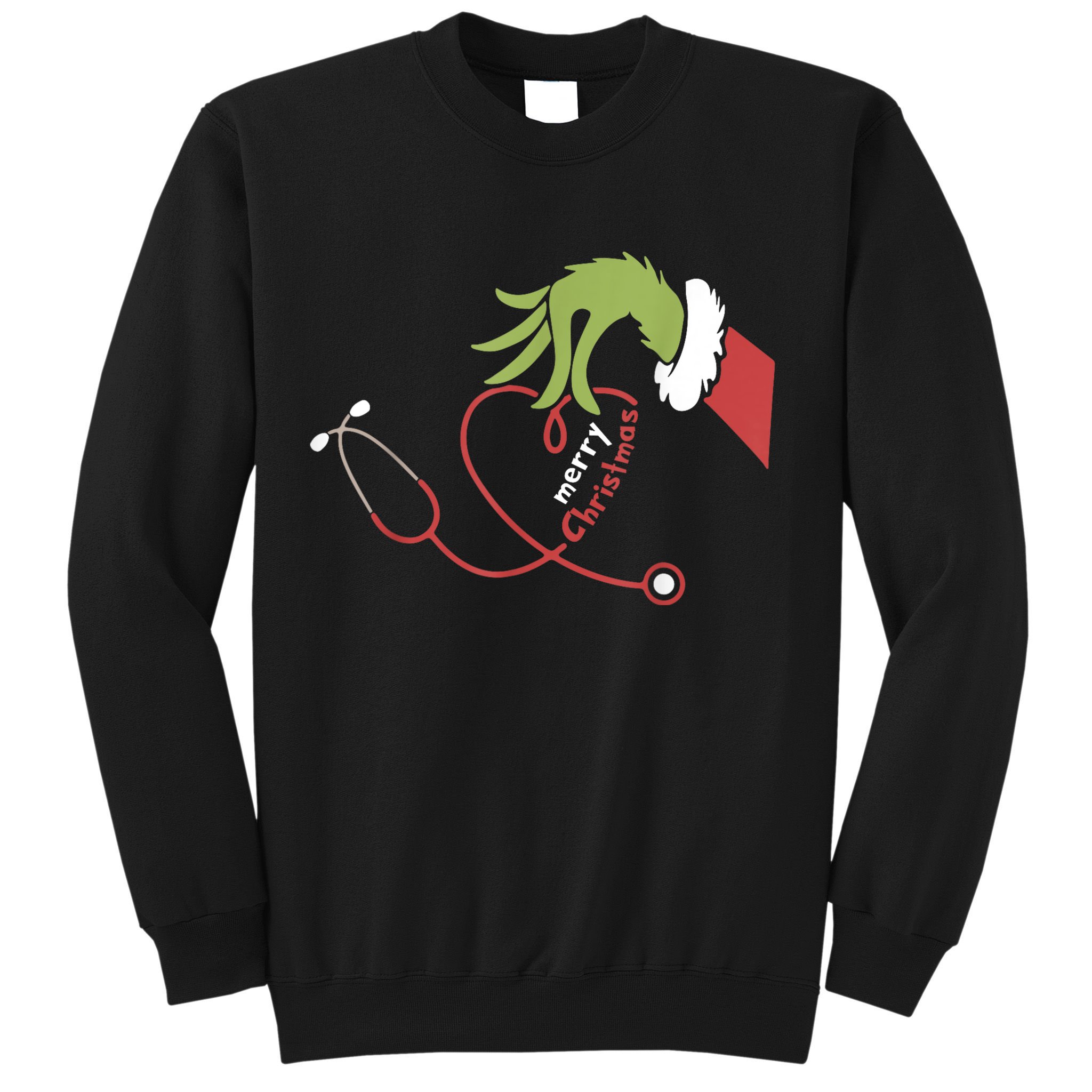 Merry Christmas Nurse Funny Nursing Christmas Sweatshirt