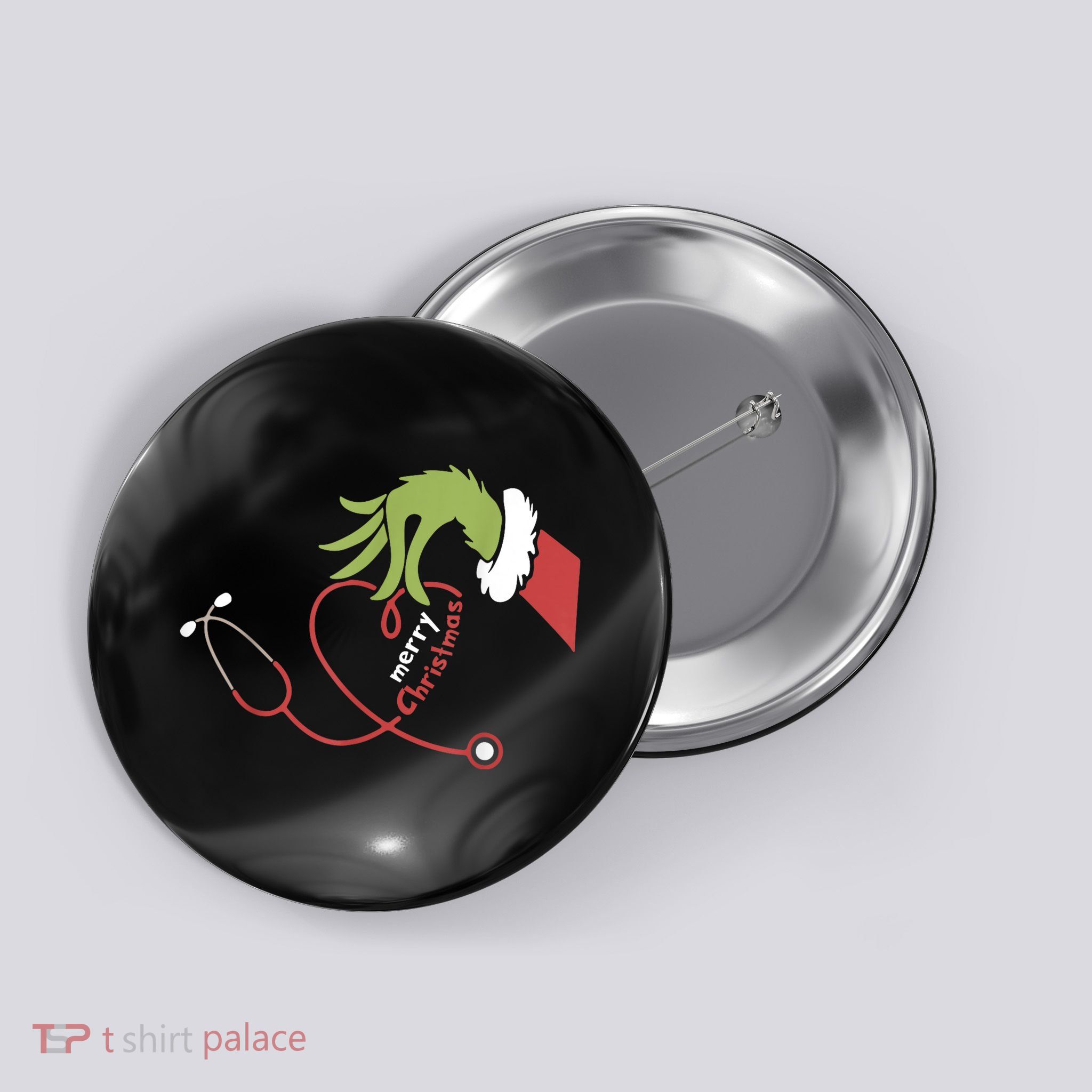 Merry Christmas Nurse Funny Nursing Christmas Button