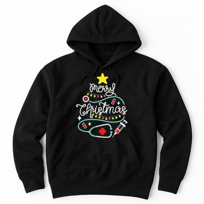 Merry Christmas Nurse Life Medical Hoodie