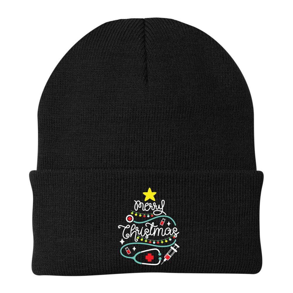 Merry Christmas Nurse Life Medical Beanie