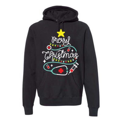 Merry Christmas Nurse Life Medical Premium Hoodie