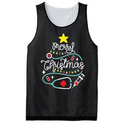 Merry Christmas Nurse Life Medical Mesh Reversible Basketball Jersey Tank