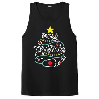 Merry Christmas Nurse Life Medical PosiCharge Competitor Tank