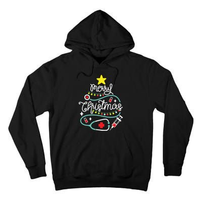 Merry Christmas Nurse Life Medical Tall Hoodie