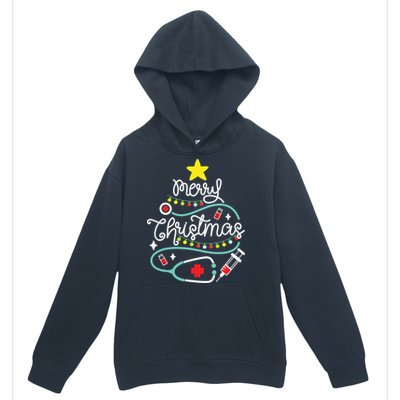 Merry Christmas Nurse Life Medical Urban Pullover Hoodie