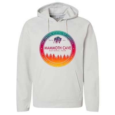 Mammoth Cave National Park Kentucky Performance Fleece Hoodie