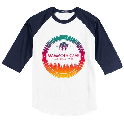 Mammoth Cave National Park Kentucky Baseball Sleeve Shirt