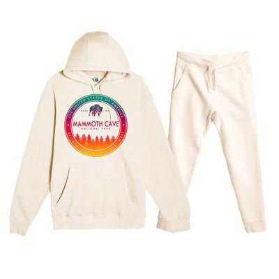 Mammoth Cave National Park Kentucky Premium Hooded Sweatsuit Set