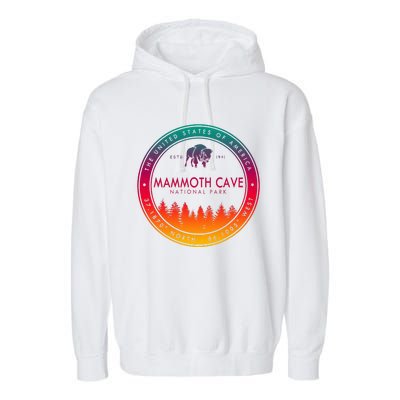 Mammoth Cave National Park Kentucky Garment-Dyed Fleece Hoodie