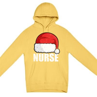 Merry Christmas Nurse Claus Gift S Xmas Nursing Great Gift Premium Pullover Hoodie