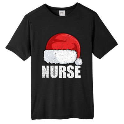 Merry Christmas Nurse Claus Gift S Xmas Nursing Great Gift Tall Fusion ChromaSoft Performance T-Shirt