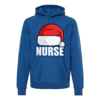 Merry Christmas Nurse Claus Gift S Xmas Nursing Great Gift Premium Hoodie