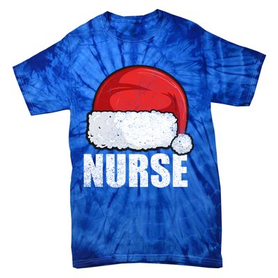 Merry Christmas Nurse Claus Gift S Xmas Nursing Great Gift Tie-Dye T-Shirt