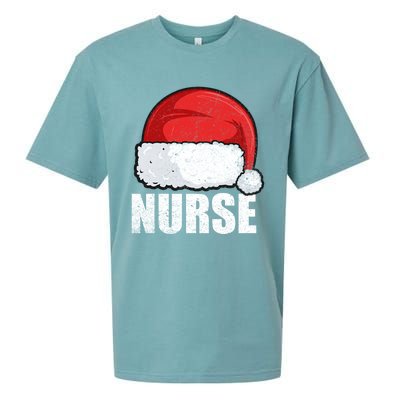 Merry Christmas Nurse Claus Gift S Xmas Nursing Great Gift Sueded Cloud Jersey T-Shirt