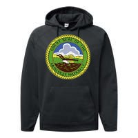 Muscogee Creek Nation Muskogee Mvskoke Performance Fleece Hoodie