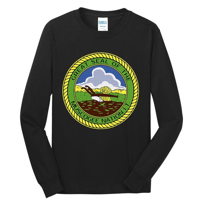 Muscogee Creek Nation Muskogee Mvskoke Tall Long Sleeve T-Shirt