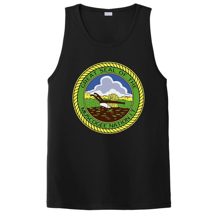 Muscogee Creek Nation Muskogee Mvskoke PosiCharge Competitor Tank