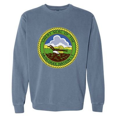 Muscogee Creek Nation Muskogee Mvskoke Garment-Dyed Sweatshirt