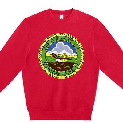 Muscogee Creek Nation Muskogee Mvskoke Premium Crewneck Sweatshirt