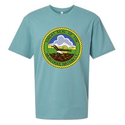 Muscogee Creek Nation Muskogee Mvskoke Sueded Cloud Jersey T-Shirt