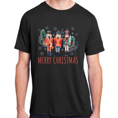 Merry Christmas Nutcracker Ballet Festive Xmas Adult ChromaSoft Performance T-Shirt