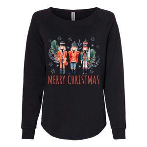 Merry Christmas Nutcracker Ballet Festive Xmas Womens California Wash Sweatshirt