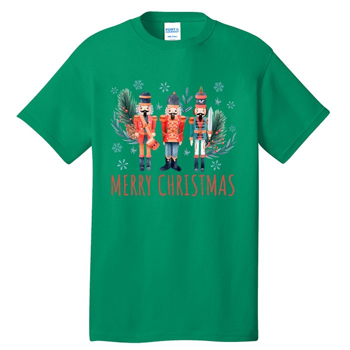 Merry Christmas Nutcracker Ballet Festive Xmas Tall T-Shirt