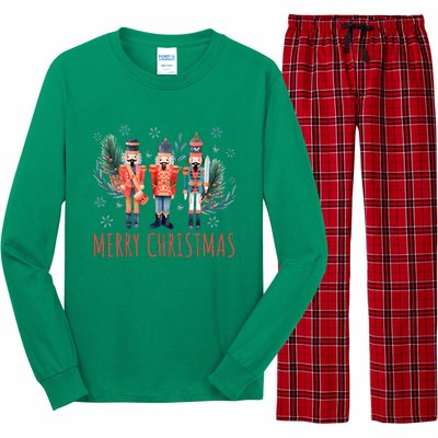 Merry Christmas Nutcracker Ballet Festive Xmas Long Sleeve Pajama Set