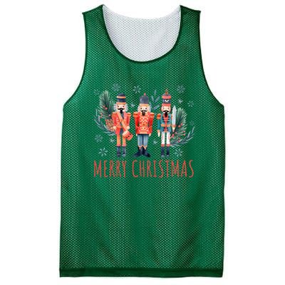 Merry Christmas Nutcracker Ballet Festive Xmas Mesh Reversible Basketball Jersey Tank