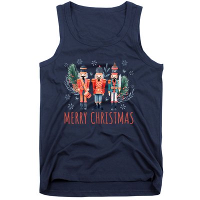 Merry Christmas Nutcracker Ballet Festive Xmas Tank Top