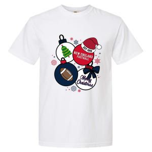 Merry Christmas New England Football Est 1959 Garment-Dyed Heavyweight T-Shirt