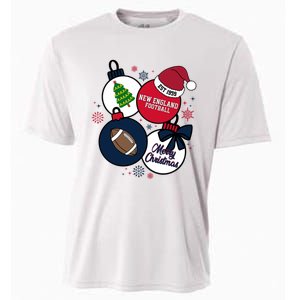 Merry Christmas New England Football Est 1959 Cooling Performance Crew T-Shirt