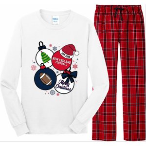 Merry Christmas New England Football Est 1959 Long Sleeve Pajama Set