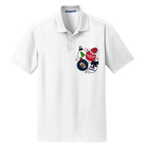 Merry Christmas New England Football Est 1959 Dry Zone Grid Polo