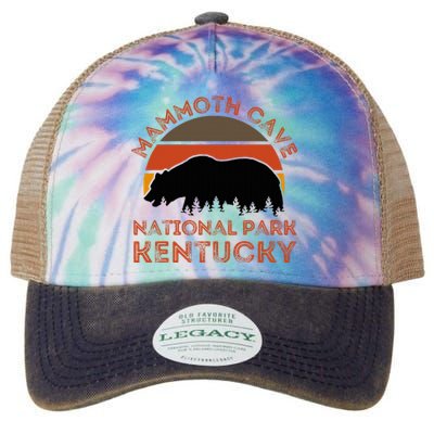 Mammoth Cave National Park Kentucky Bear Hiking Nature Retro Legacy Tie Dye Trucker Hat