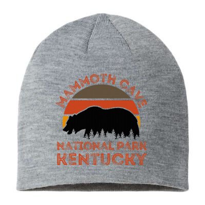 Mammoth Cave National Park Kentucky Bear Hiking Nature Retro Sustainable Beanie