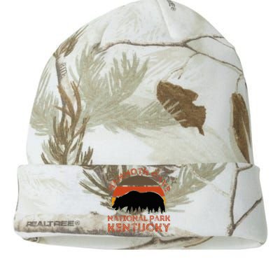 Mammoth Cave National Park Kentucky Bear Hiking Nature Retro Kati Licensed 12" Camo Beanie