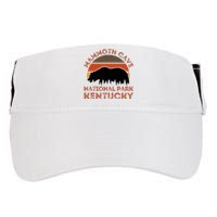 Mammoth Cave National Park Kentucky Bear Hiking Nature Retro Adult Drive Performance Visor